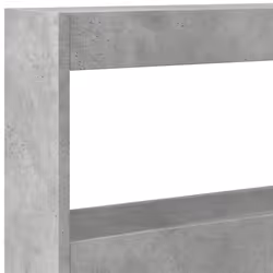 vidaXL Headboard Cabinet with LED Bed Headboard Concrete Grey 160x17x102 cm - Additional view 8