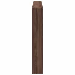 vidaXL Headboard Cabinet with LED Home Bed Headboard Brown Oak 160x17x102 cm - Additional view 6