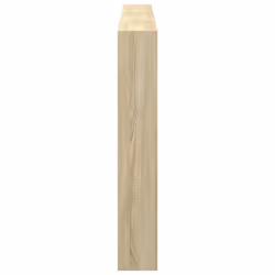 vidaXL Headboard Cabinet with LED Bedroom Bed Header Sonoma Oak 180x17x102 cm - Additional view 6