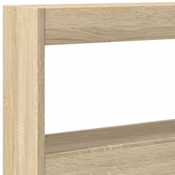 vidaXL Headboard Cabinet with LED Bedroom Bed Header Sonoma Oak 180x17x102 cm - Additional view 8