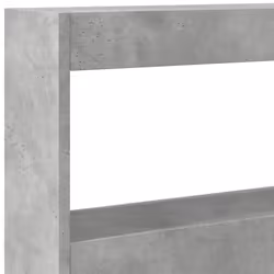 vidaXL Headboard Cabinet with LED Bed Headboard Concrete Grey 180x17x102 cm - Additional view 8
