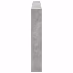 vidaXL Headboard Cabinet with LED Bed Headboard Concrete Grey 200x17x102 cm - Additional view 6