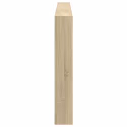 vidaXL Headboard Cabinet with LED Bedroom Bed Header Sonoma Oak 220x17x102 cm - Additional view 6