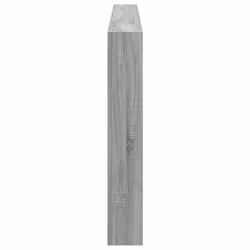 vidaXL Headboard Cabinet with LED Home Bed Headboard Grey Sonoma 220x17x102 cm - Additional view 6
