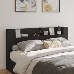VidaXL 839267 headboard/footboard Black