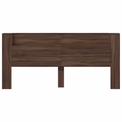 vidaXL Headboard Cabinet with LED Bed Headboard Brown Oak 220x16.5x103.5 cm - Additional view 5