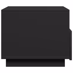 vidaXL Coffee Table with LED Lights Hallway End Table Side Sofa Table Black - Additional view 7
