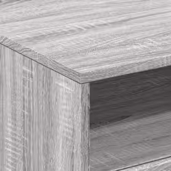 vidaXL Coffee Table with LED Lights Hallway Accent End Table Side Sofa Table - grey sonoma, 50 x 49 x 40 cm - Additional view 9