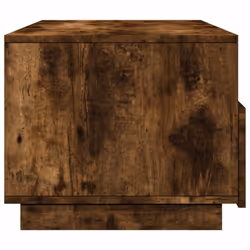 vidaXL Coffee Table with LED Lights Hallway Accent End Table Side Sofa Table - smoked oak, 90 x 49 x 40 cm - Additional view 5