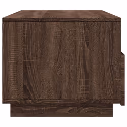 vidaXL Coffee Table with LED Lights Hallway Accent End Table Side Sofa Table - brown oak, 90 x 49 x 40 cm - Additional view 6