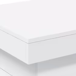 vidaXL Coffee Table with LED Lights Hallway Accent End Table Side Sofa Table - white, 50 x 50 x 40 cm - Additional view 9