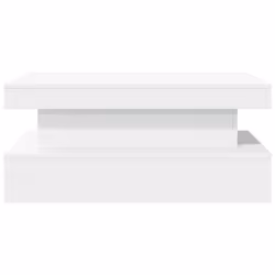 vidaXL Coffee Table with LED Lights Hallway Accent End Table Side Sofa Table - white, 90 x 50 x 40 cm - Additional view 6