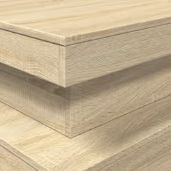 vidaXL Coffee Table with LED Lights Hallway Accent End Table Side Sofa Table - sonoma oak, 90 x 50 x 40 cm - Additional view 9