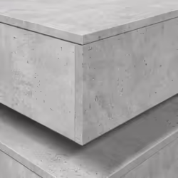 vidaXL Coffee Table with LED Lights End Table Side Sofa Table Concrete Grey - Additional view 8