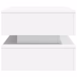 vidaXL Coffee Table with LED Lights End Table Tea Side Sofa Table Sonoma Oak - white - Additional view 7