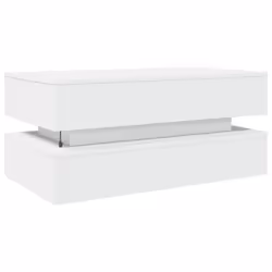 vidaXL Coffee Table with LED Lights End Table Tea Side Sofa Table Sonoma Oak - white - Additional view 8