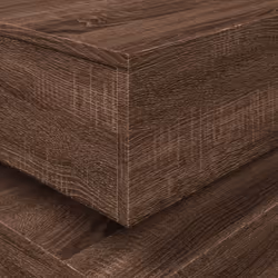 vidaXL Coffee Table with LED Lights End Table Tea Side Sofa Table Sonoma Oak - brown oak - Additional view 9