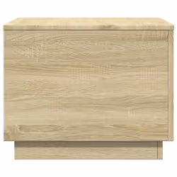 vidaXL Coffee Table with LED Lights End Table Side Tea Sofa Table Sonoma Oak - Additional view 6