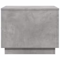 vidaXL Coffee Table with LED Lights End Table Side Sofa Table Concrete Grey - Additional view 5