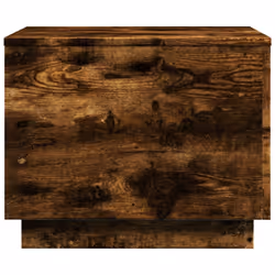 vidaXL Coffee Table with LED Lights End Table Side Tea Sofa Table Smoked Oak - Additional view 7