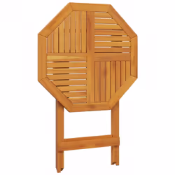 vidaXL Folding Garden Table Outdoor Table Patio Dining Table Solid Wood Acacia - Additional view 7