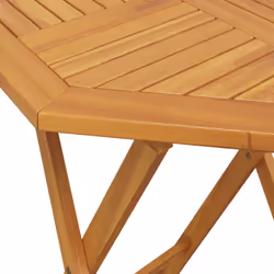 vidaXL Folding Garden Table Outdoor Table Patio Dining Table Solid Wood Acacia - Additional view 9