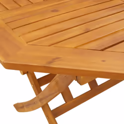 vidaXL Folding Garden Table Outdoor Table Patio Dining Table Solid Wood Acacia - Additional view 9