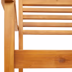vidaXL Garden Chairs Outdoor Chair Balcony Dining Chair Solid Wood Acacia - 2 pcs - Additional view 6