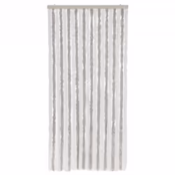 vidaXL Fly Curtain Fly Screen Curtain Light Grey and White 100x200 cm Chenille