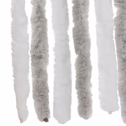 vidaXL Fly Curtain Fly Screen Curtain Light Grey and White 100x200 cm Chenille - Additional view 5