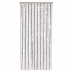 vidaXL Fly Curtain Fly Screen Curtain Light Grey and White 100x220 cm Chenille