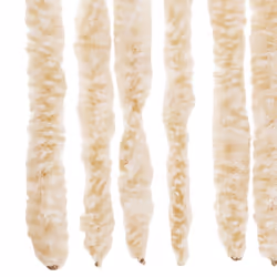 vidaXL Fly Curtain Door Curtain Fly Screen Beige and White 90x220 cm Chenille - Additional view 5