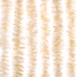 vidaXL Fly Curtain Door Curtain Fly Screen Beige and White 100x220 cm Chenille - Additional view 4