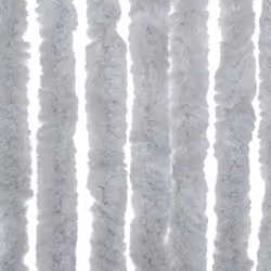 vidaXL Fly Curtain Door Curtain Fly Screen Curtain Grey 56x185 cm Chenille - Additional view 4
