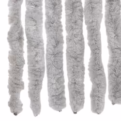 vidaXL Fly Curtain Door Curtain Fly Screen Curtain Grey 56x185 cm Chenille - Additional view 5