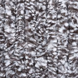 vidaXL Fly Curtain Door Curtain Fly Screen Brown and Beige 100x200 cm Chenille - Additional view 4
