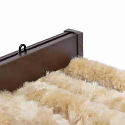 vidaXL Fly Curtain Door Curtain Fly Screen Curtain Beige 100x200 cm Chenille - Additional view 6