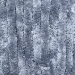 vidaXL Fly Curtain Door Curtain Fly Screen Curtain Silver 100x230 cm Chenille