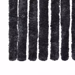 vidaXL Fly Curtain Door Curtain Fly Screen Anthracite 100x200 cm Chenille - Additional view 5