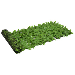 vidaXL Balcony Privacy Screen with Leaves Patio Artificial Ivy Fence Screening - green, 200 x 75 cm