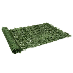 vidaXL Balcony Privacy Screen with Leaves Patio Artificial Ivy Fence Screening - dark green, 300 x 150 cm
