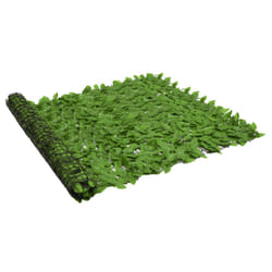 vidaXL Balcony Privacy Screen with Leaves Patio Artificial Ivy Fence Screening - green, 300 x 150 cm