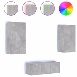 VidaXL 3216821, Grey, Wood, Wood, 1 pc(s)