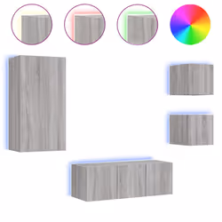 VidaXL 3216830, Grey, Wood, Wood, 600 mm, 350 mm, 310 mm