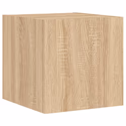 vidaXL TV Wall Cabinets with LED Lights 5 Piece Floating TV Wall Unit TV Stand - sonoma oak - Additional view 7