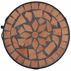 vidaXL Plant Stands Outdoor Plant Pot Flower Stand 3 pcs Terracotta Ceramic - Additional view 4