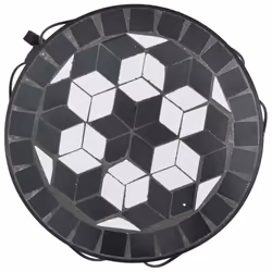 vidaXL Mosaic Tables Ceramic Tables Garden Balcony Plant Stand Flower Table - black - Additional view 4