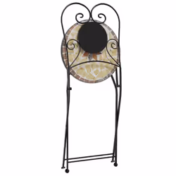VidaXL 4003407 outdoor chair Terrace Ceramic, Iron Terracotta, White - Additional view 8