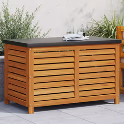 vidaXL Garden Storage Box Outdoor Storage Shed Deck Box Solid Wood Acacia