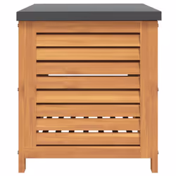 vidaXL Garden Storage Box Outdoor Storage Shed Deck Box Solid Wood Acacia - Additional view 4